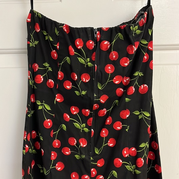 Cherry strapless dress size S - Picture 7 of 7